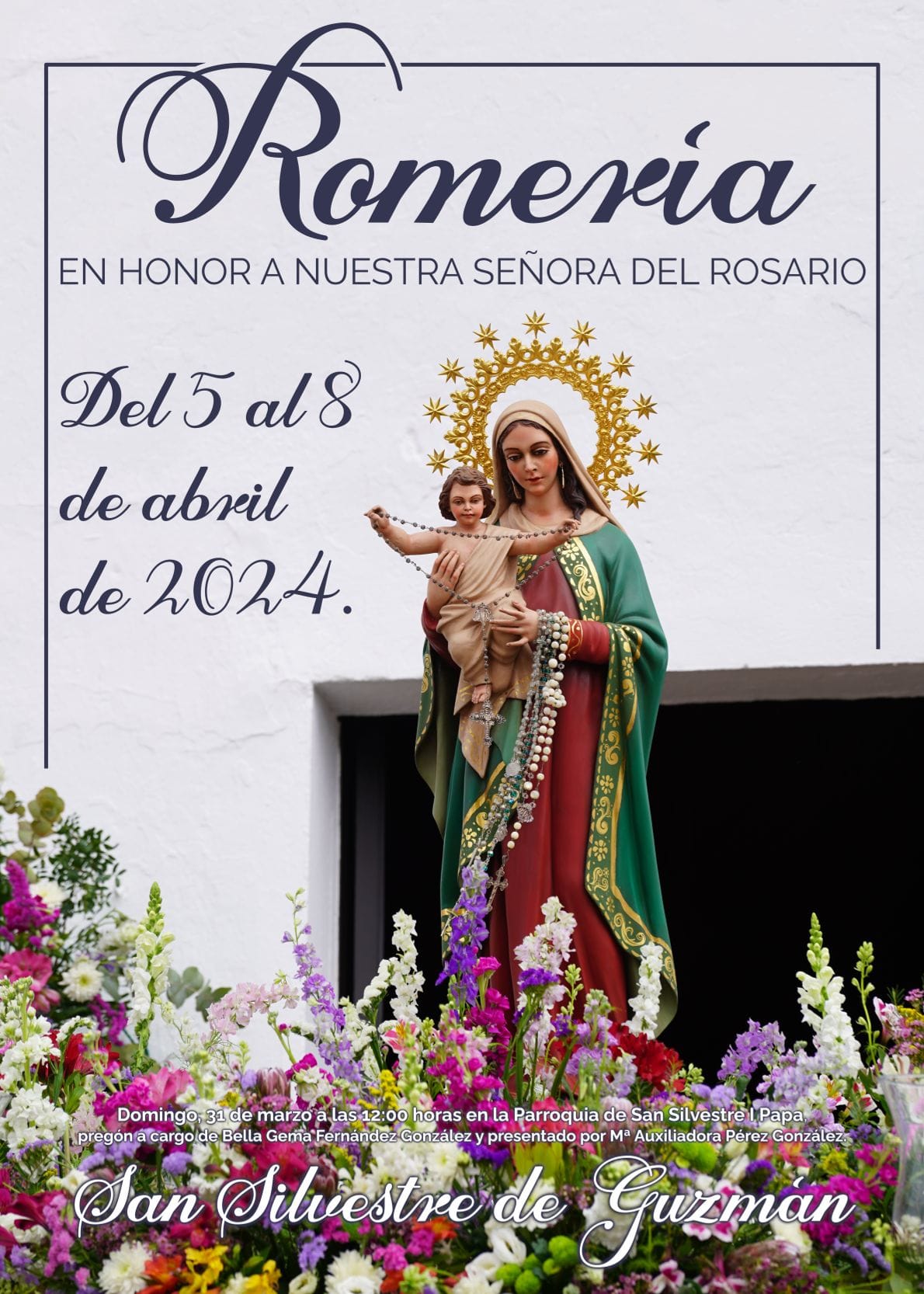Romería de Nuestra Señora del Rosario 2024 San Silvestre de Guzmán